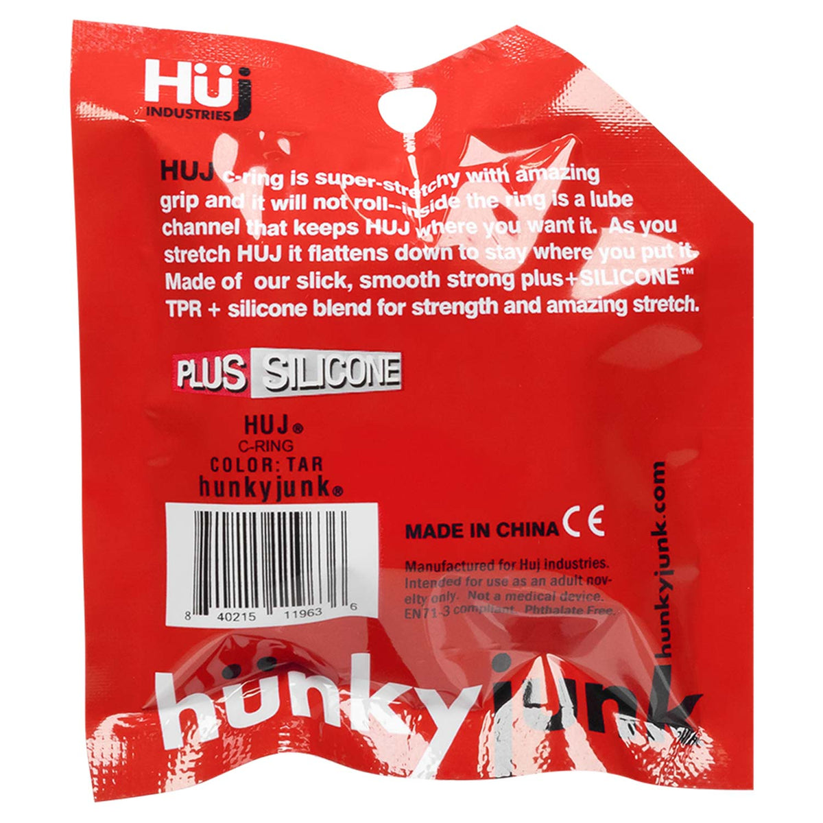Hünkyjunk Cockring Black Tar